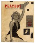 Premiere Issue of Playboy Famously Featuring Marilyn Monroe as Centerfold