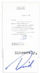 Richard Nixon 1968 Typed Letter Signed -- Gearing Up for the Presidential Election -- ...my schedule...is such that I do not have an opening for even so pleasant an occasion as lunch with you...