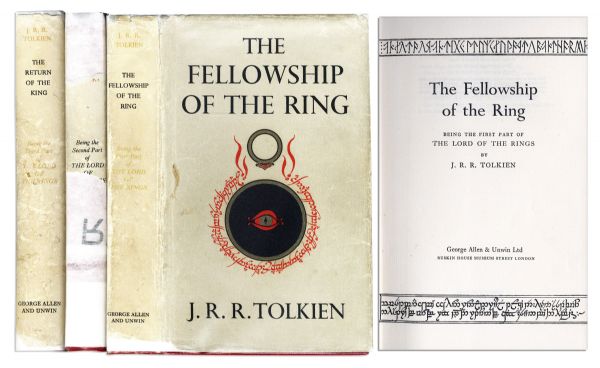 J.R.R. Tolkiens Classic Lord of the Rings Trilogy -- First Edition Set