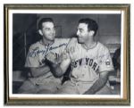New York Giants Pitchers Larry Jansen and Sal Maglie Signed Photo -- From the Larry Jansen Estate