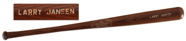 Larry Jansen Custom Miniature Baseball Bat