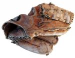 Larry Jansen 1950s Worn Baseball Glove -- From the Larry Jansen Estate & Personally Kept by Him for Over 60 Years