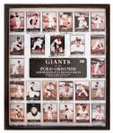 1951 New York Giants 16 x 20 Team-Signed Photo From Larry Jansens Estate -- Signed by 24 Team Members Including Willie Mays & Bobby Thomson -- From Estate of Larry Jansen