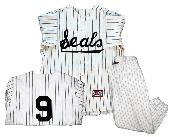 Original 1946 San Francisco Seals Uniform -- Jersey and Pants Worn the Season the Team Won the Pennant, Led By Pitcher Larry Jansens 30 Wins -- From the Jansen Estate