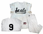 Original 1946 San Francisco Seals Uniform -- Jersey and Pants Worn the Season the Team Won the Pennant, Led By Pitcher Larry Jansens 30 Wins -- From the Jansen Estate
