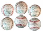 1954 World Series Champs New York Giants Team-Signed Baseball -- Willie Mays, Larry Jansen and 27 More -- From Estate of Larry Jansen -- With PSA/DNA COA