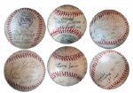 1940 Salt Lake City Bees Team-Signed Baseball -- From Estate of Larry Jansen