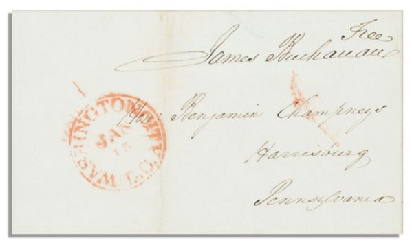 James Buchanan Signed Free Frank