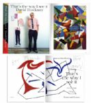 Artist David Hockney Signed Book -- Thats the way I see it