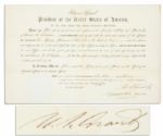 Ulysses S. Grant 1871 Document Signed as President