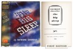 Very Rare First Edition, First Printing of Raymond Chandlers Masterpiece The Big Sleep -- The Book That Brought His Detective Philip Marlowe to Fame -- With Original Scarce Dustjacket