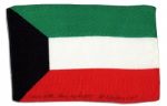 Apollo 15 Flown 6 x 4 Kuwait Flag -- Signed & Inscribed Flown to the Moon on Apollo 15 by NASA Astronaut Al Worden -- Near Fine -- Also With COA by Worden