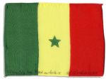 Apollo 15 Flown 6 x 4 Senegal Flag -- Signed & Inscribed Flown to the Moon on Apollo 15 by NASA Astronaut Al Worden -- Near Fine -- Also With COA by Worden