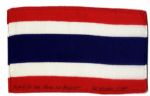 Apollo 15 Flown 6 x 4 Thailand Flag -- Signed & Inscribed Flown to the Moon on Apollo 15 by NASA Astronaut Al Worden -- Near Fine -- Also With COA by Worden