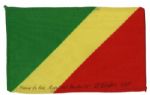 Apollo 15 Flown 6 x 4 Republic of The Congo Flag -- Signed & Inscribed Flown to the Moon on Apollo 15 Al Worden CMP by NASA Astronaut Al Worden -- Near Fine -- Also With COA by Worden