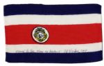 Apollo 15 Flown 6 x 4 Costa Rica Flag -- Signed & Inscribed Flown to the Moon on Apollo 15 Al Worden CMP by NASA Astronaut Al Worden -- Near Fine -- Also With COA by Worden