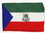Apollo 15 Flown 6 x 4 Equatorial Guinea Flag -- Signed & Inscribed Flown to the Moon on Apollo 15 Al Worden CMP by NASA Astronaut Al Worden -- Near Fine -- Also With COA by Worden