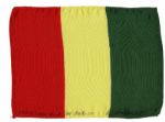 Apollo 15 Flown 6 x 4 Guinea Flag -- Signed & Inscribed Flown to the Moon on Apollo 15 Al Worden CMP by NASA Astronaut Al Worden -- Near Fine -- Also With COA by Worden