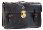 King George VIs Personal Attache Case -- With Royal Crest and G VI R Mongrammed in Gold