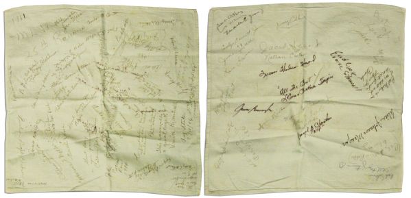 Arthur Ashe Napkin Kept From His 25th High School Reunion