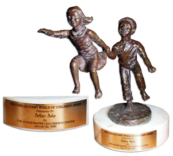 Dynamic Camille Cosby World of Children Award Presented to Arthur Ashe