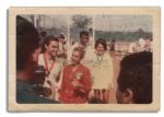 Arthur Ashe Personal Photo -- Depicting the Young Star Wearing His Medal After a Match