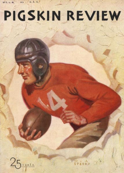 UCLA vs. USC ''Pigskin Review'' Program -- 26 November 1936, Volume 15, Number 5 -- 24pp. -- Excellent 