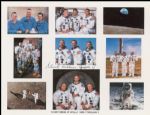 Michael Collins Signed Composite Photo of Apollo Flights -- Michael Collins, Apollo 11