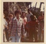 Unpublished Joe Jackson Photograph & Jackson 5 Invitation -- Photo Measures 3.5 x 3.5 -- Very Good