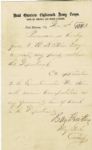General Benjamin Butler Document Signed -- 1863 Civil War Dated