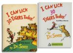 Dr. Seuss I Can Lick 30 Tigers Today! First Edition, First Printing