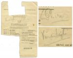 Vivien Leigh and Laurence Olivier Signed Rehearsal Script