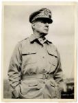 Glossy 6 x 8 Press Photo of General Douglas MacArthur -- 26 June 1942 -- Near Fine Condition