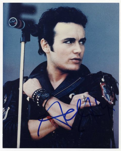Adam Ant Signed Photo -- 8'' x 10'' -- Bold Signature, Near Fine Condition -- With Wehrmann COA