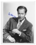 Signed Photo of Academy Award Winner Rex Harrison -- 8 x 10 Glossy -- Near Fine Condition -- With Wehrmann COA