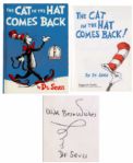 Dr. Seuss Signed The Cat in the Hat Comes Back -- Bold, Clear Signature With a Whimsical Squiggle