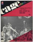Program From the First Season of the American Basketball Association -- Very Rare