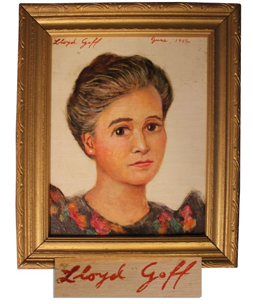1942 Oil Painting by Southwestern Painter Lloyd Goff -- Fine Condition