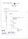 John Wooden Typed Letter Signed -- Legendary UCLA Basketball Coach Agrees to Speak on Coaching Topics