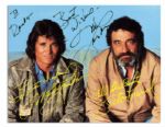 Michael Landon Signed 7 x 5.5 Postcard From Highway to Heaven -- To Randy - Best Wishes - Michael Landon -- Fine