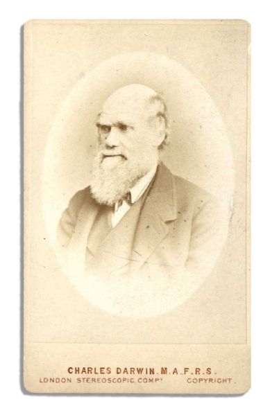 Rare Charles Darwin CDV