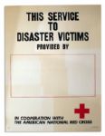 Vintage Red Cross Poster -- 1971 