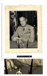 General Mark W. Clark Signed 8 x 10 Photo -- With JSA COA