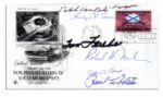 U.N. Non-Proliferation Treaty FDC Signed by Six Enola Gay Crew Members Including Jacob Beser