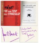 Rare Signed First Edition of Fire & Sleet & Candlelight by August Derleth -- ...the best of modern macabre poetry...