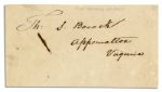 Thomas S. Bocock Signature -- Speaker of the Confederate States House of Representatives