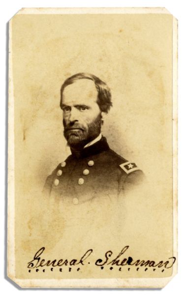 General William Sherman CDV Photo