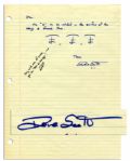 Apollo 15 Astronaut Dave Scott Autograph Note Signed Regarding Mission Insignia