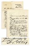 Captain Scotts Antarctic Photographer, Herbert Ponting Autograph Letter Signed -- ...I have been engaged in such awfully interesting research and innovative work...