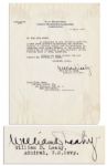 Fleet Admiral William D. Leahy 1939 Typed Letter Signed -- As Chief of Naval Operations